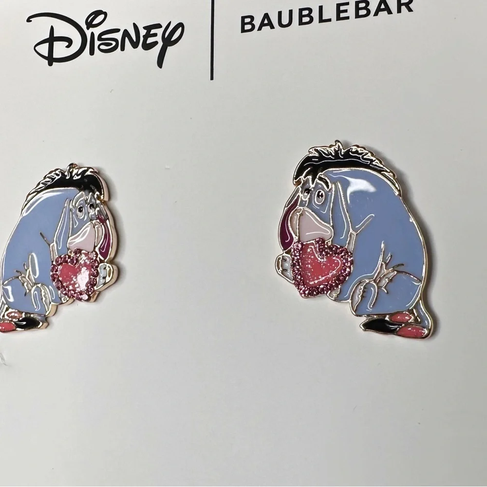 Disney Baublebar Eeyore Heart Earrings
